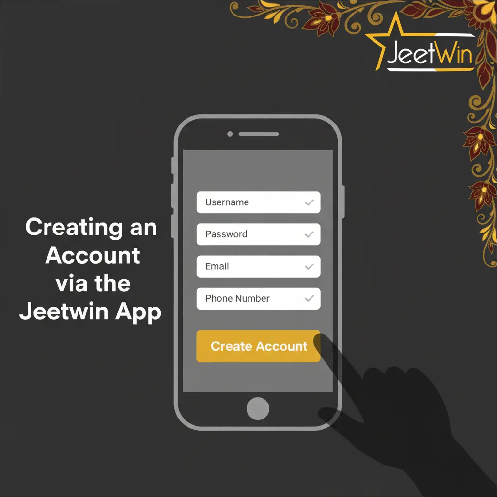 Creating an Account via the Jeetwin App